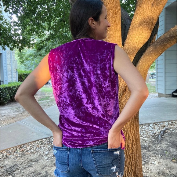 Orchid Velvet Top - Picture 4 of 4